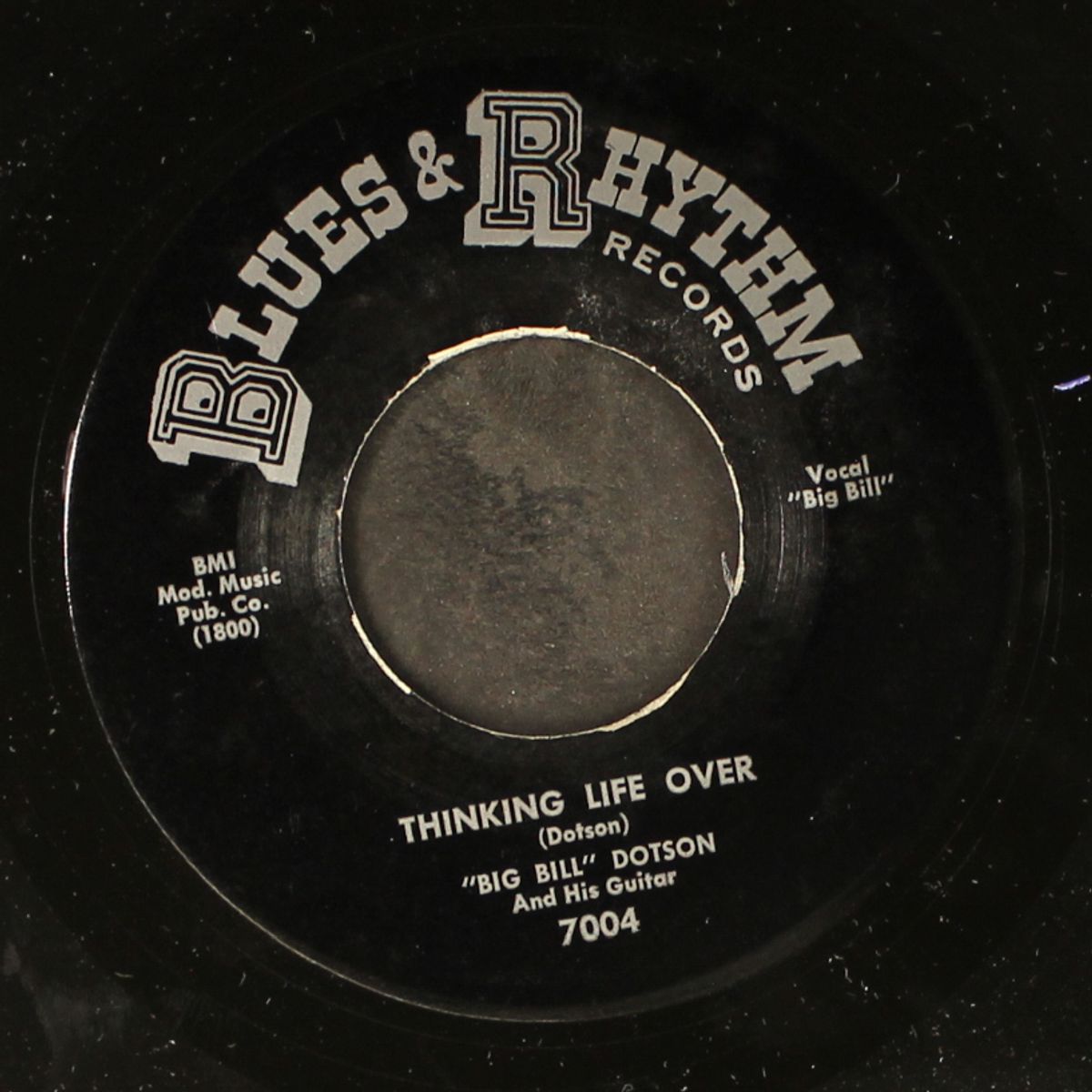 dark old world / thinking life over by BIG BILL DOTSON