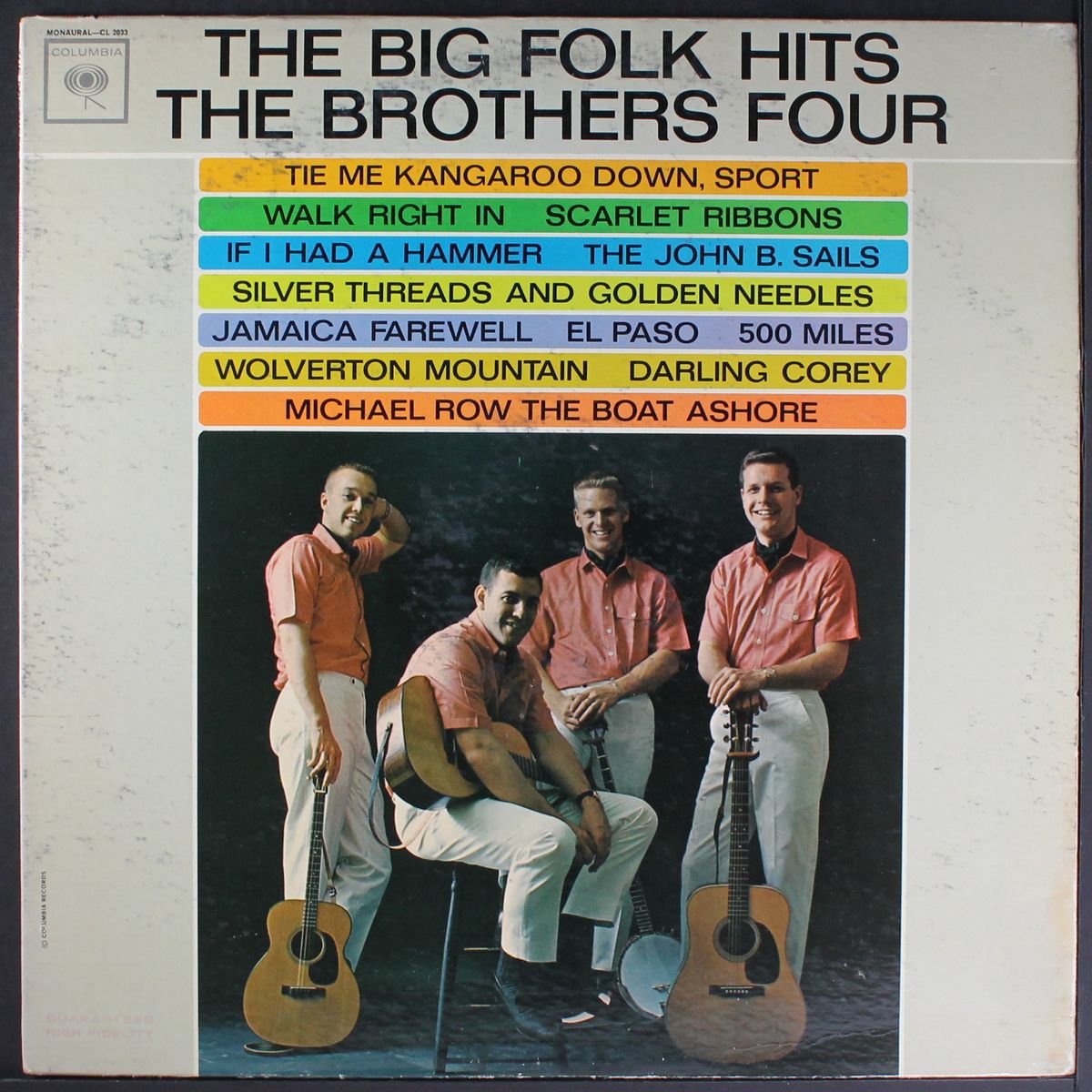 the big folk hits by BROTHERS FOUR