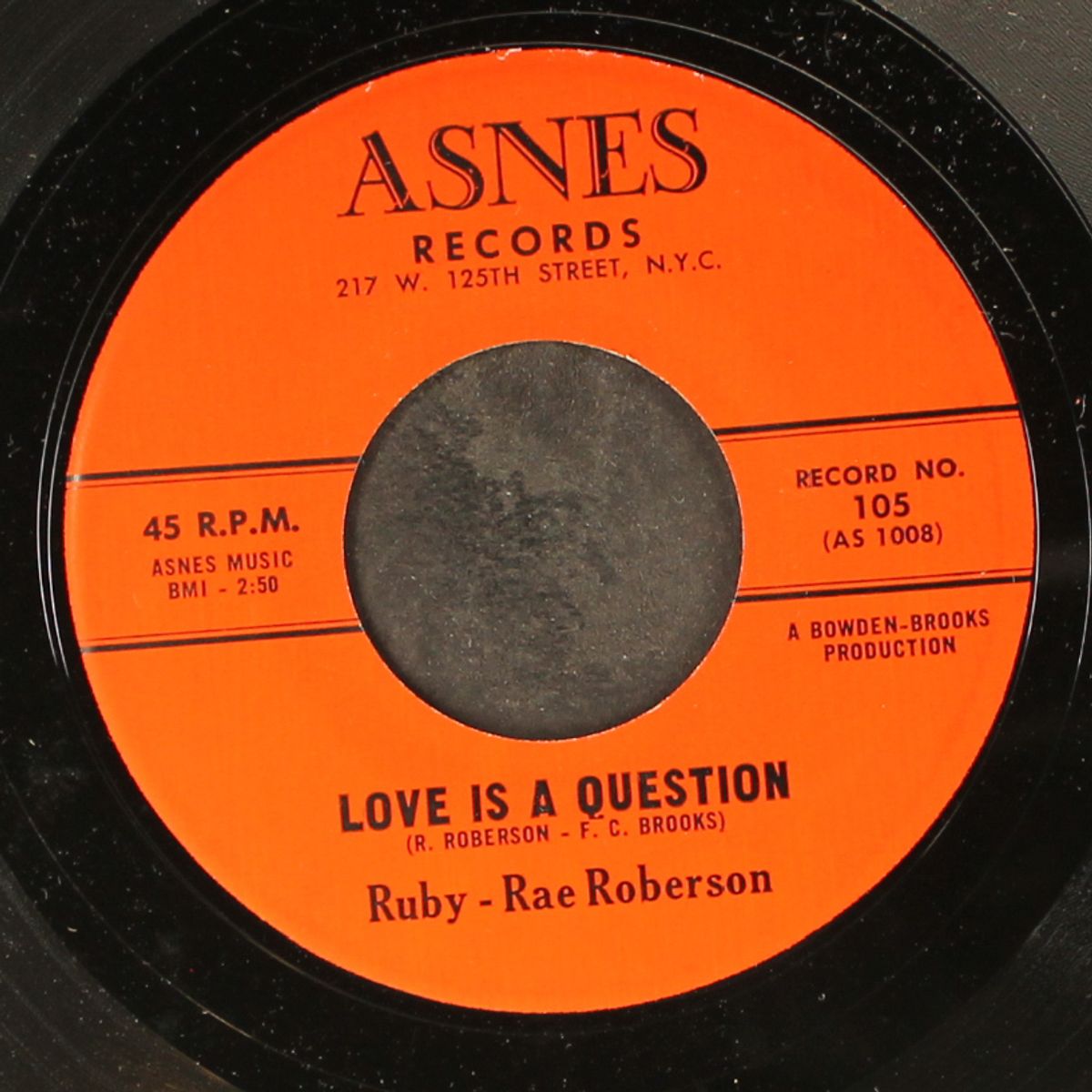 what will i do / love is a question by RUBY RAE ROBERSON