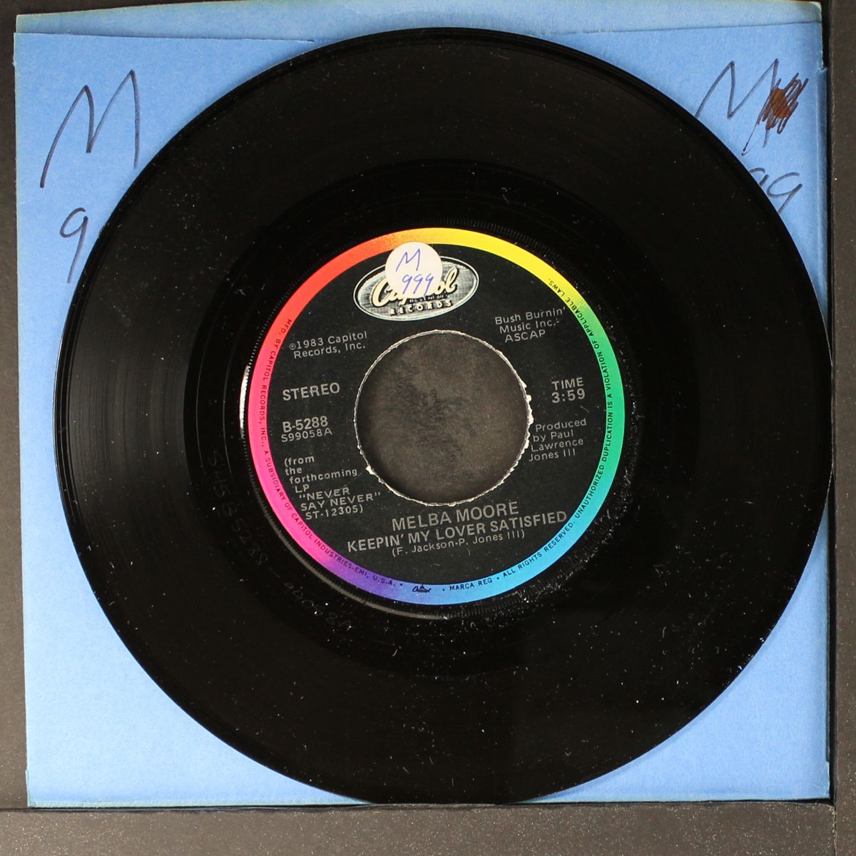 keepin' my lover satisfied / instro by MELBA MOORE