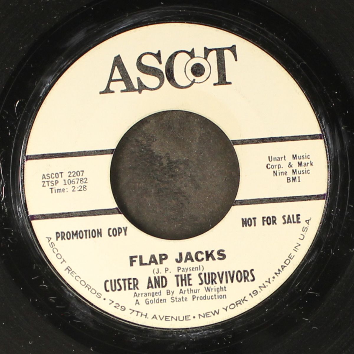 i saw her walking / flapjacks by CUSTER & THE SURVIVORS