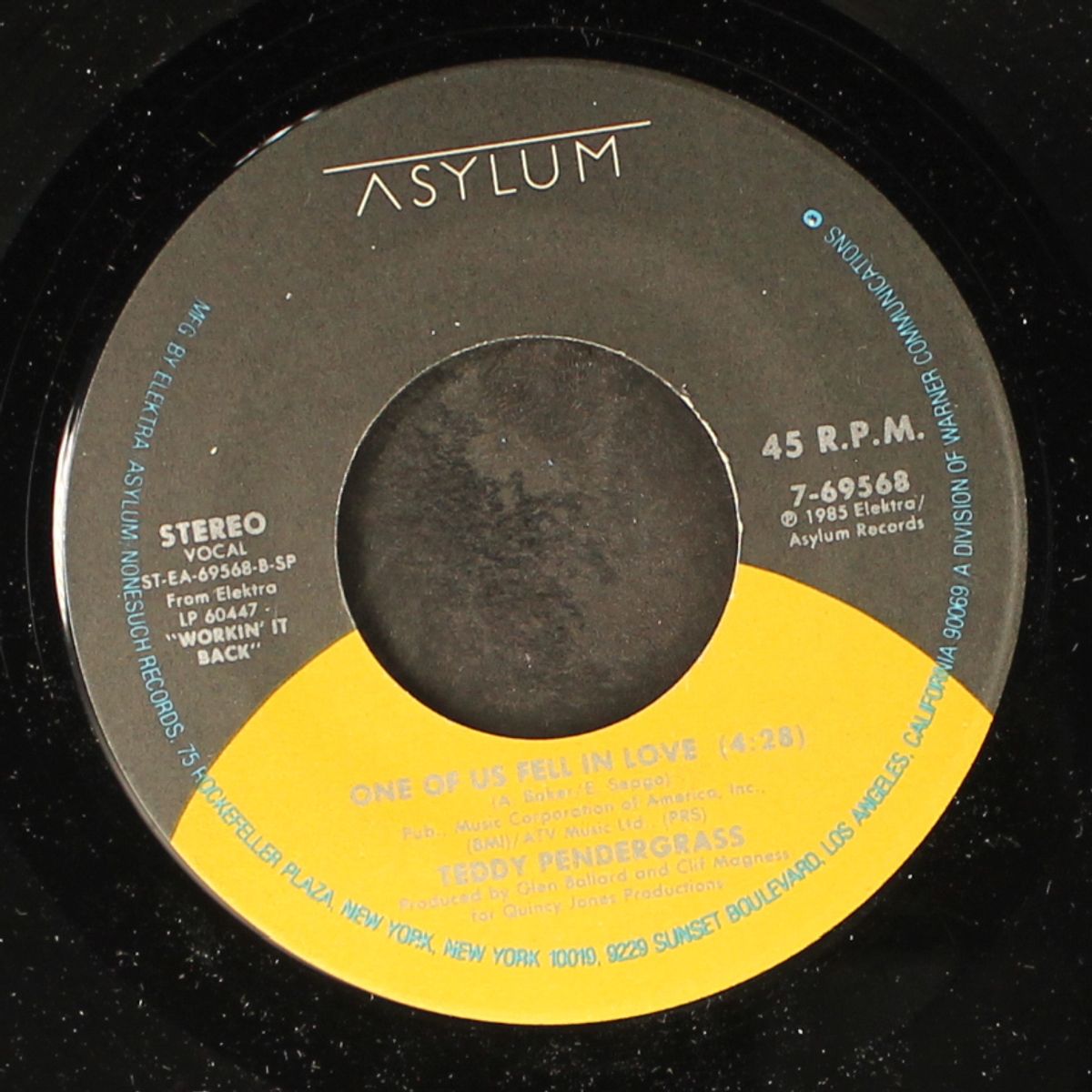 love 4/2 / one of us fell in love by TEDDY PENDERGRASS