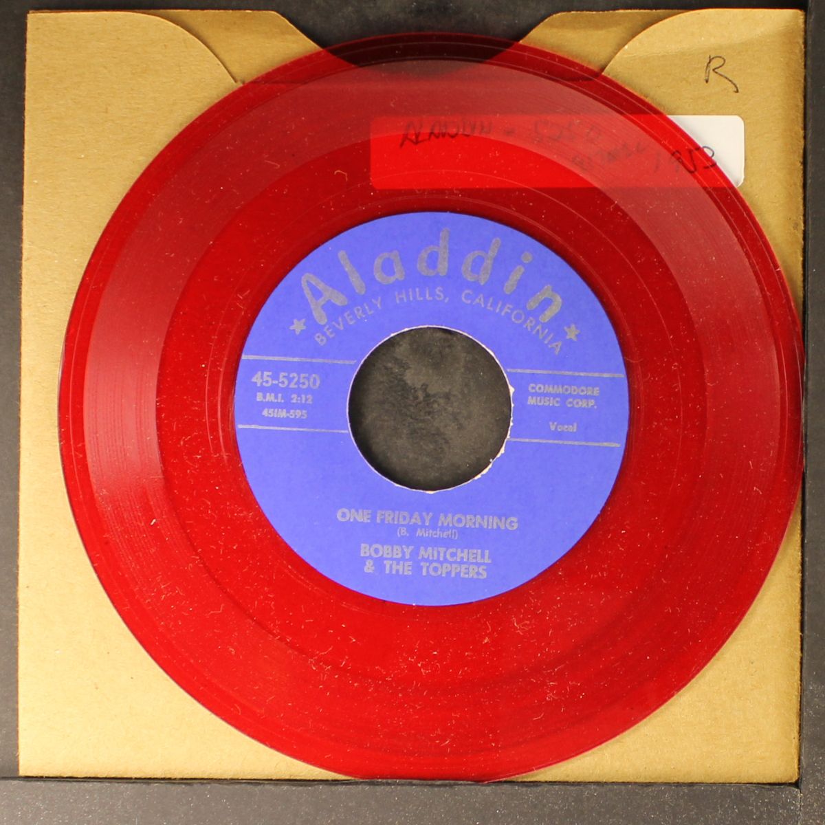 one friday morning / 4-11=44 by BOBBY MITCHELL & TOPPERS