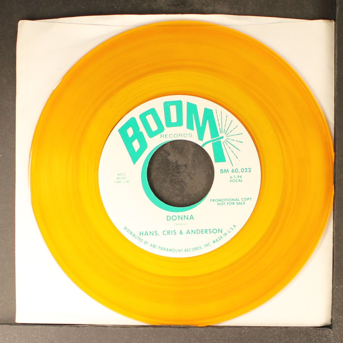 down the aisle of love / donna by CONCORDS / HANS, CRIS & ANDERSON