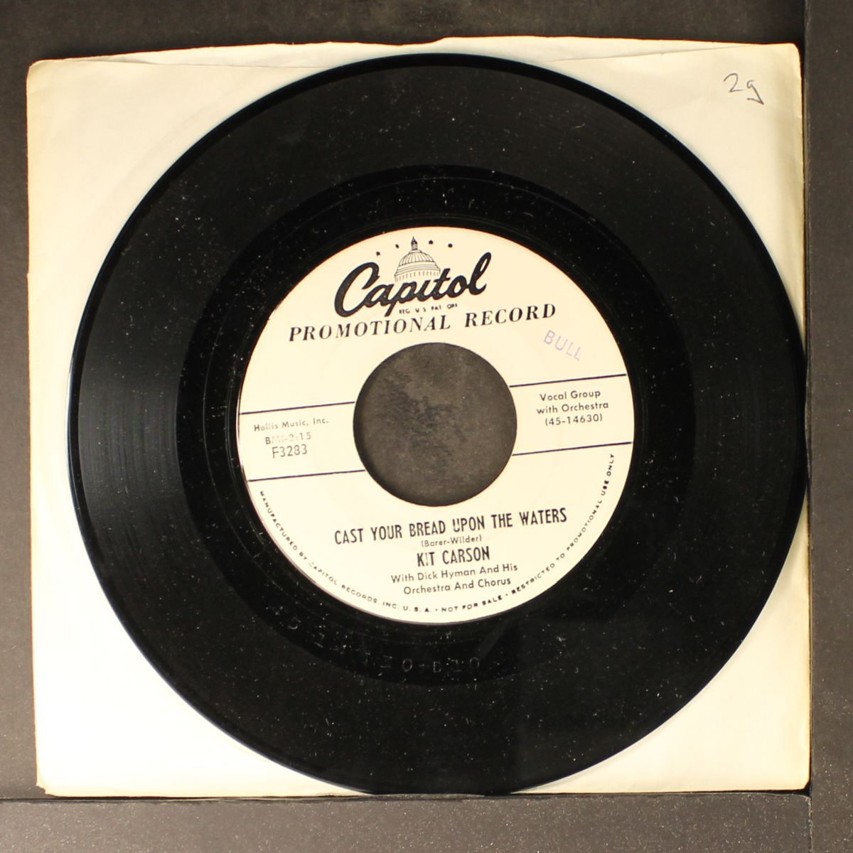 band of gold / cast your bread upon the waters by KIT CARSON