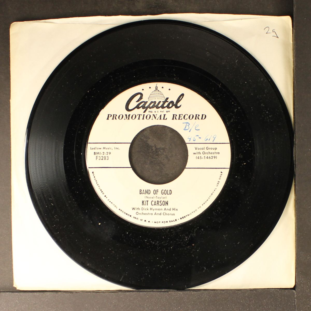band of gold / cast your bread upon the waters by KIT CARSON