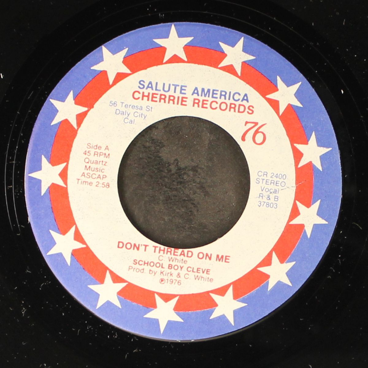 don't thread on me / i saw the blues by SCHOOLBOY CLEVE