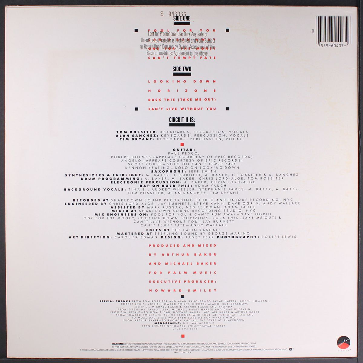 can't tempt fate by CIRCUIT II
