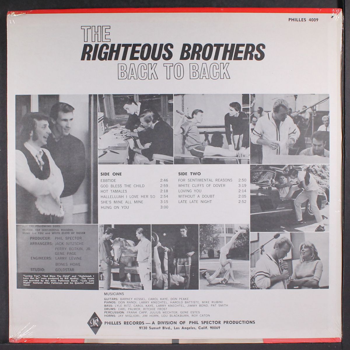 back to back by RIGHTEOUS BROTHERS