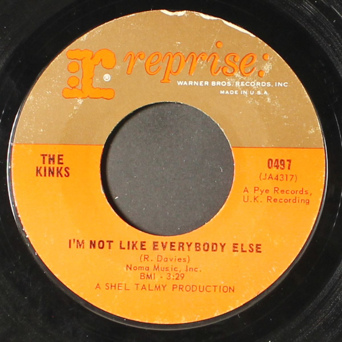 sunny afternoon / i'm not like everybody else by KINKS