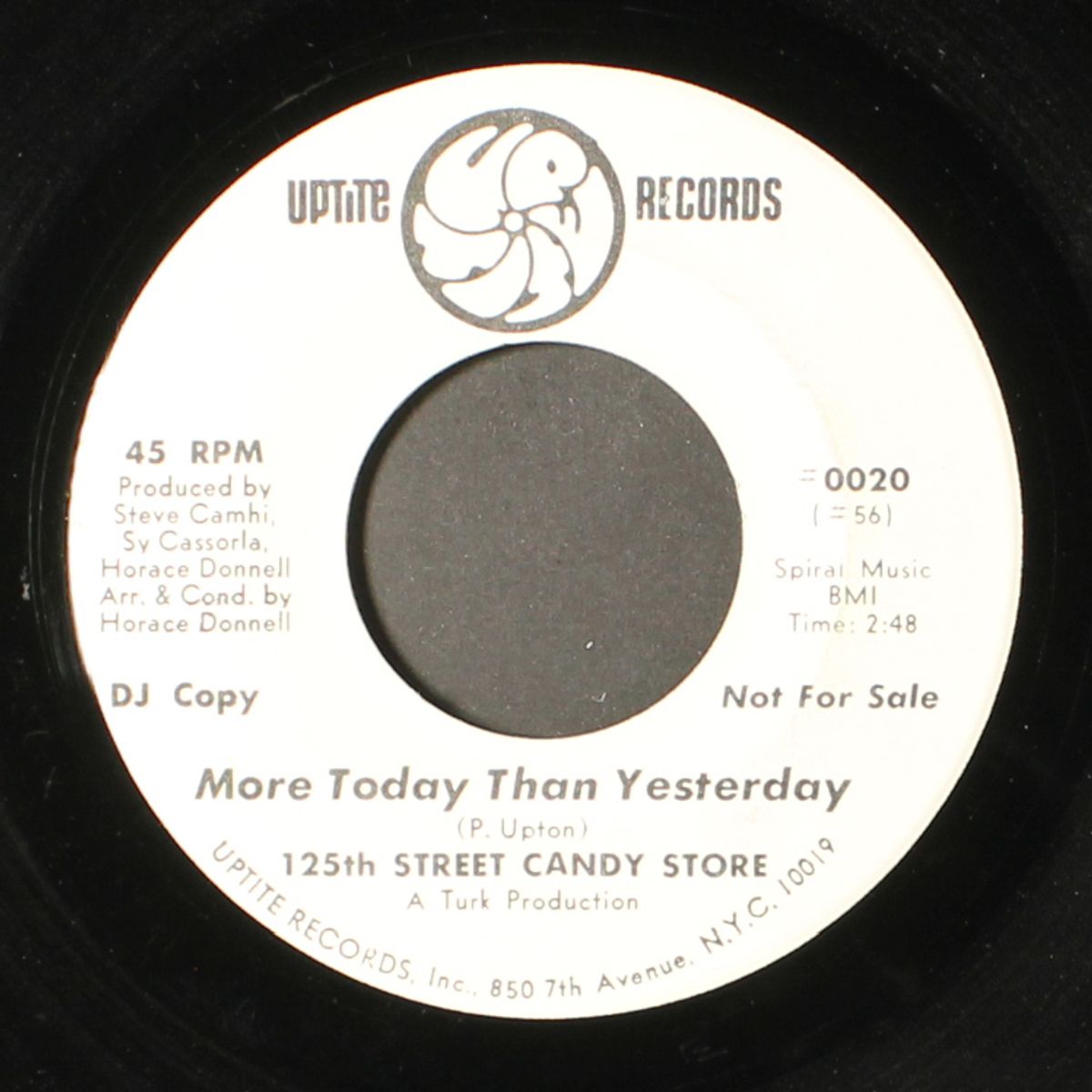more today than yesterday / same by 125TH STREET CANDY STORE