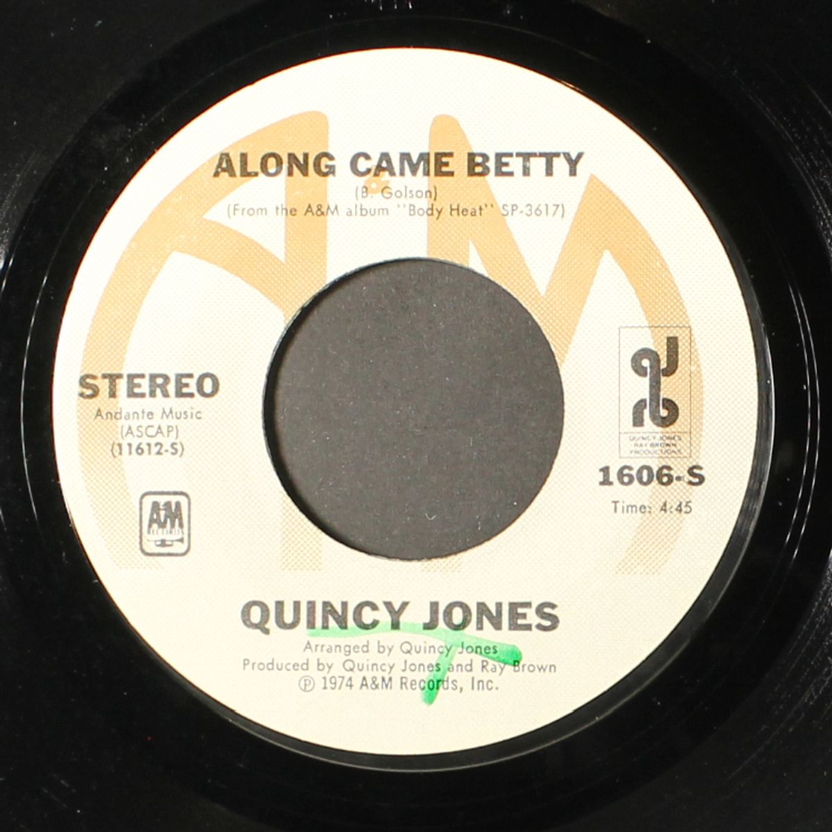 if i ever lose this heaven / along came betty by QUINCY JONES