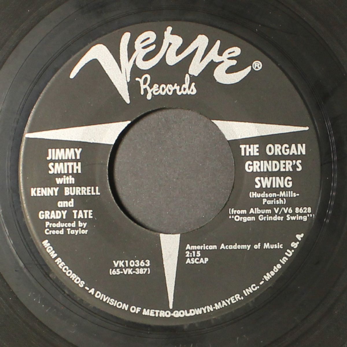 the organ grinder's swing / i'll close my eyes by JIMMY SMITH