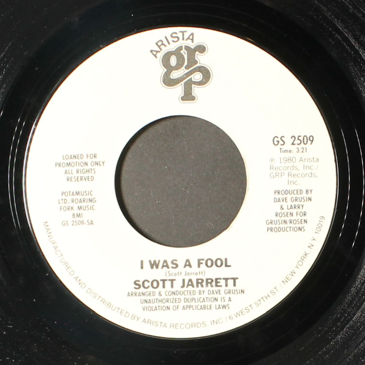 image of you / i was a fool by SCOTT JARRETT