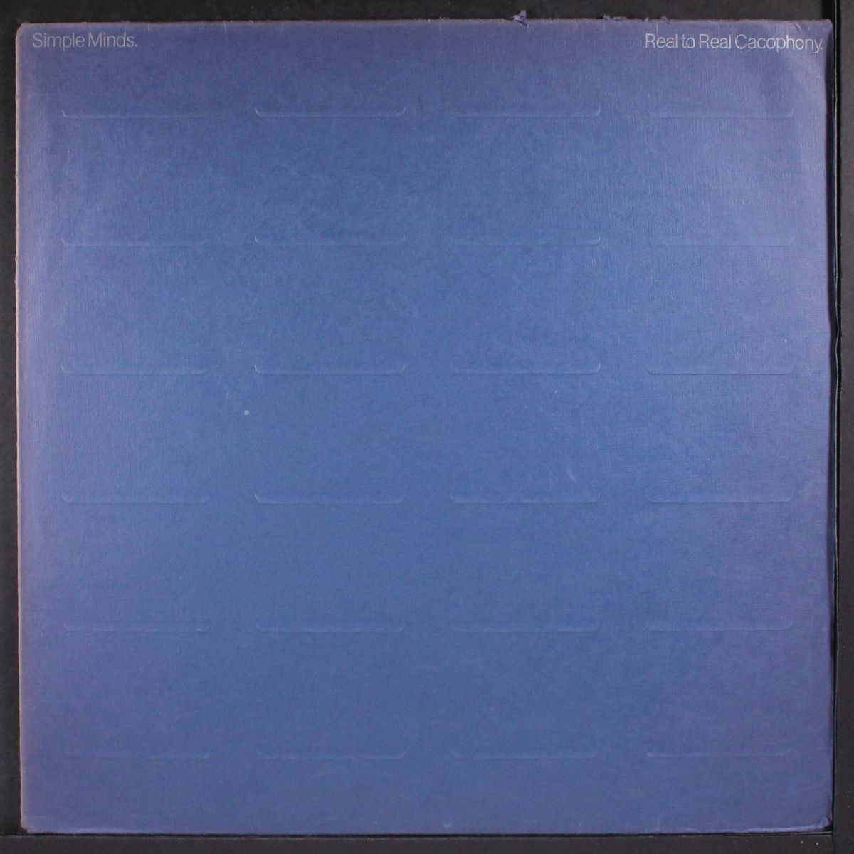 real to real cacophony by SIMPLE MINDS