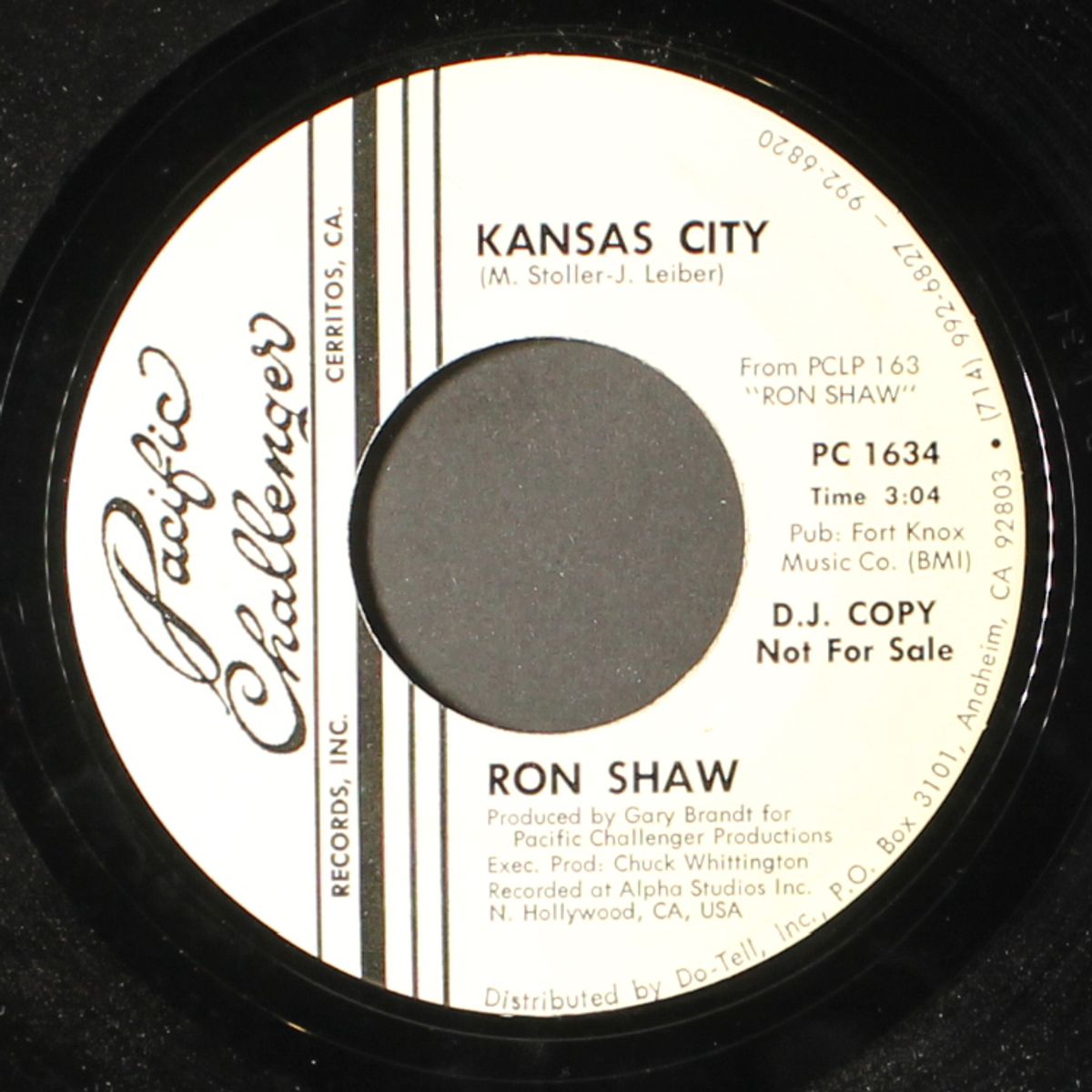 i cry instead / kansas city by RON SHAW