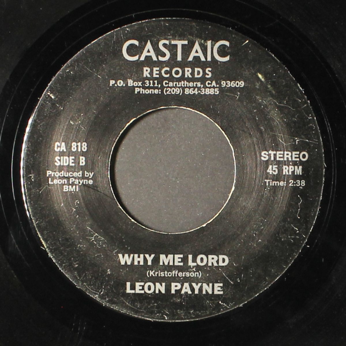 pride / why me lord by LEON PAYNE