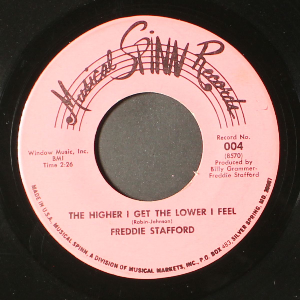 tonight we steal heaven again / the higher i get the lower i feel by FREDDIE STAFFORD