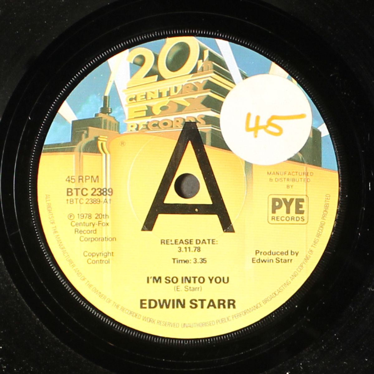 i'm so into you / don't waste your time by EDWIN STARR