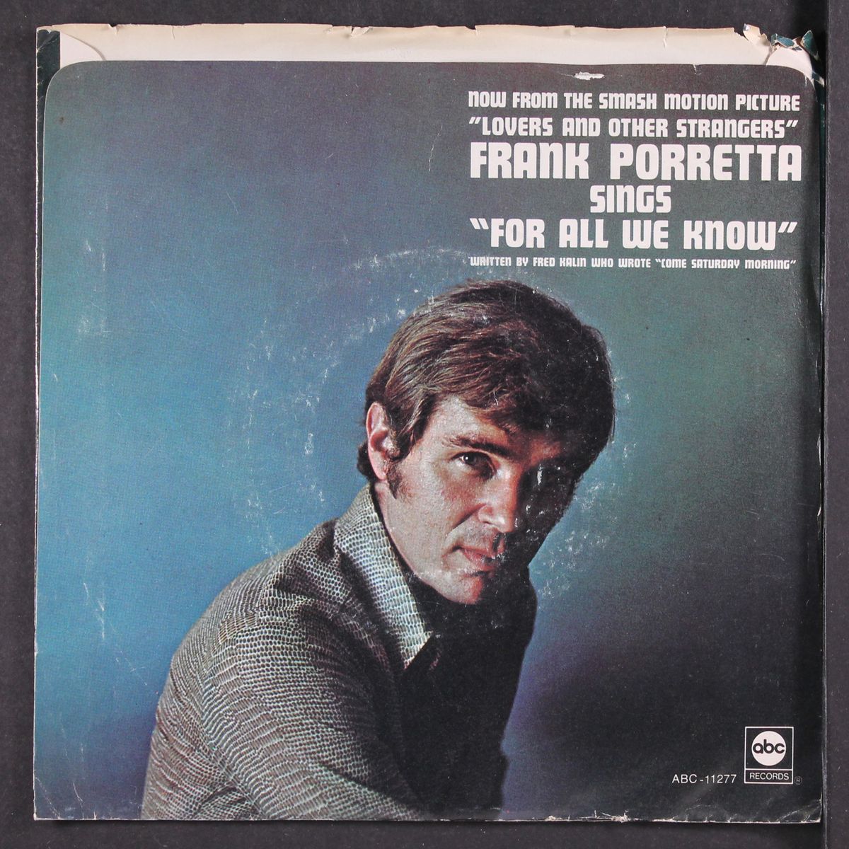 for all we know / fill the world with love by FRANK PORRETTA