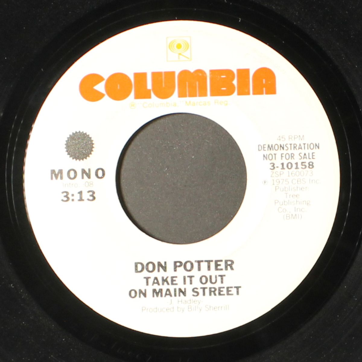 take it out on main street by DON POTTER