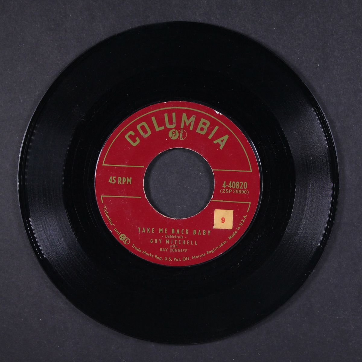 take me back baby / knee deep in the blues by GUY MITCHELL