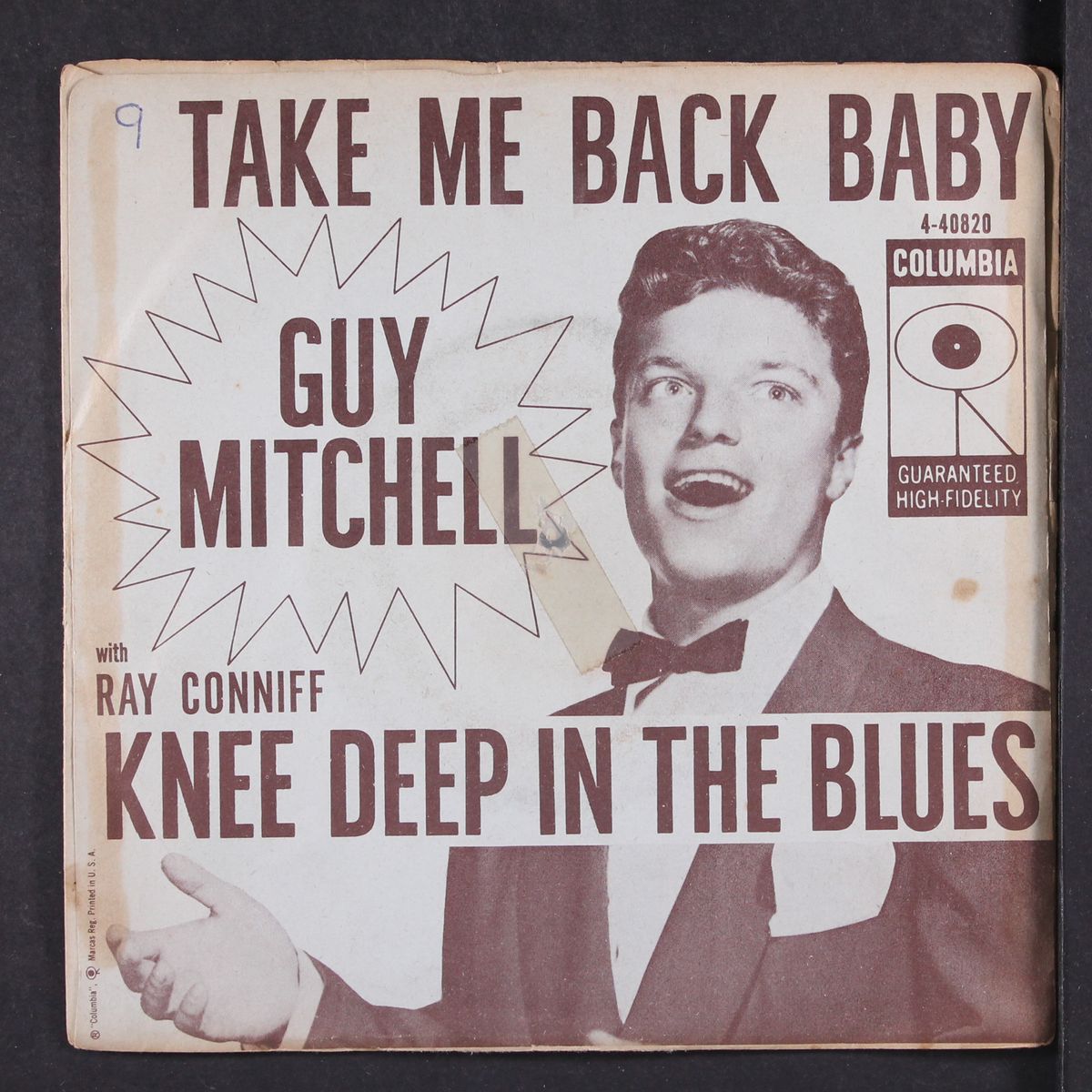 take me back baby / knee deep in the blues by GUY MITCHELL