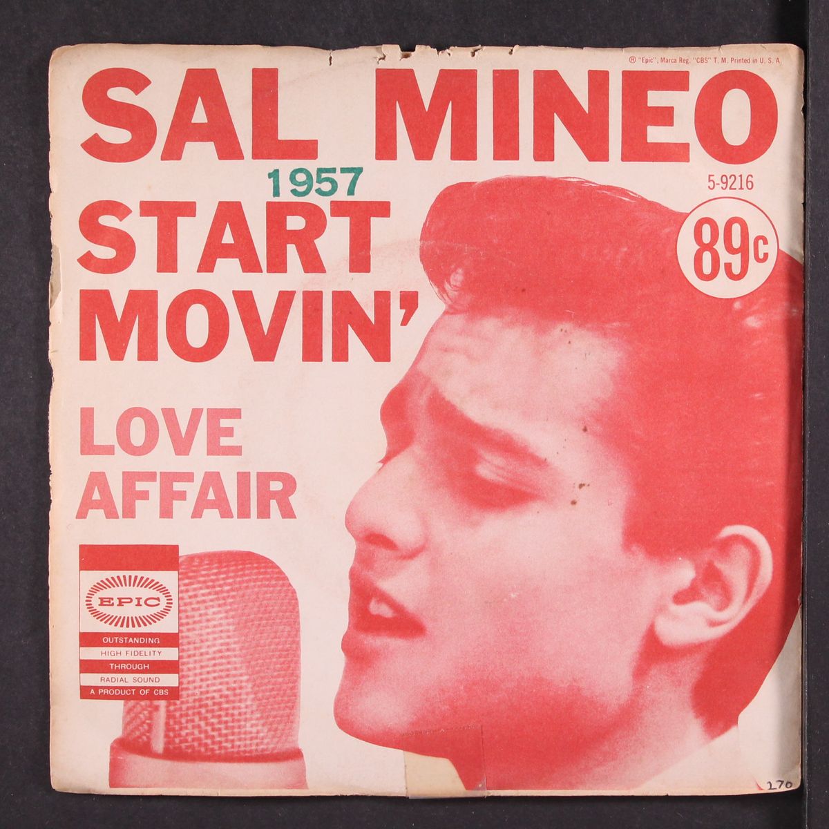 start movin' / love affair by SAL MINEO