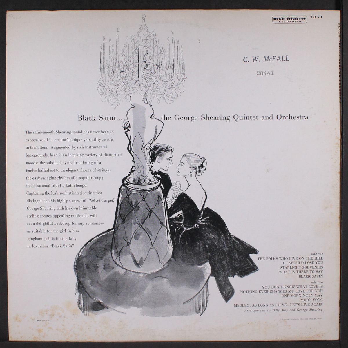 black satin by GEORGE SHEARING