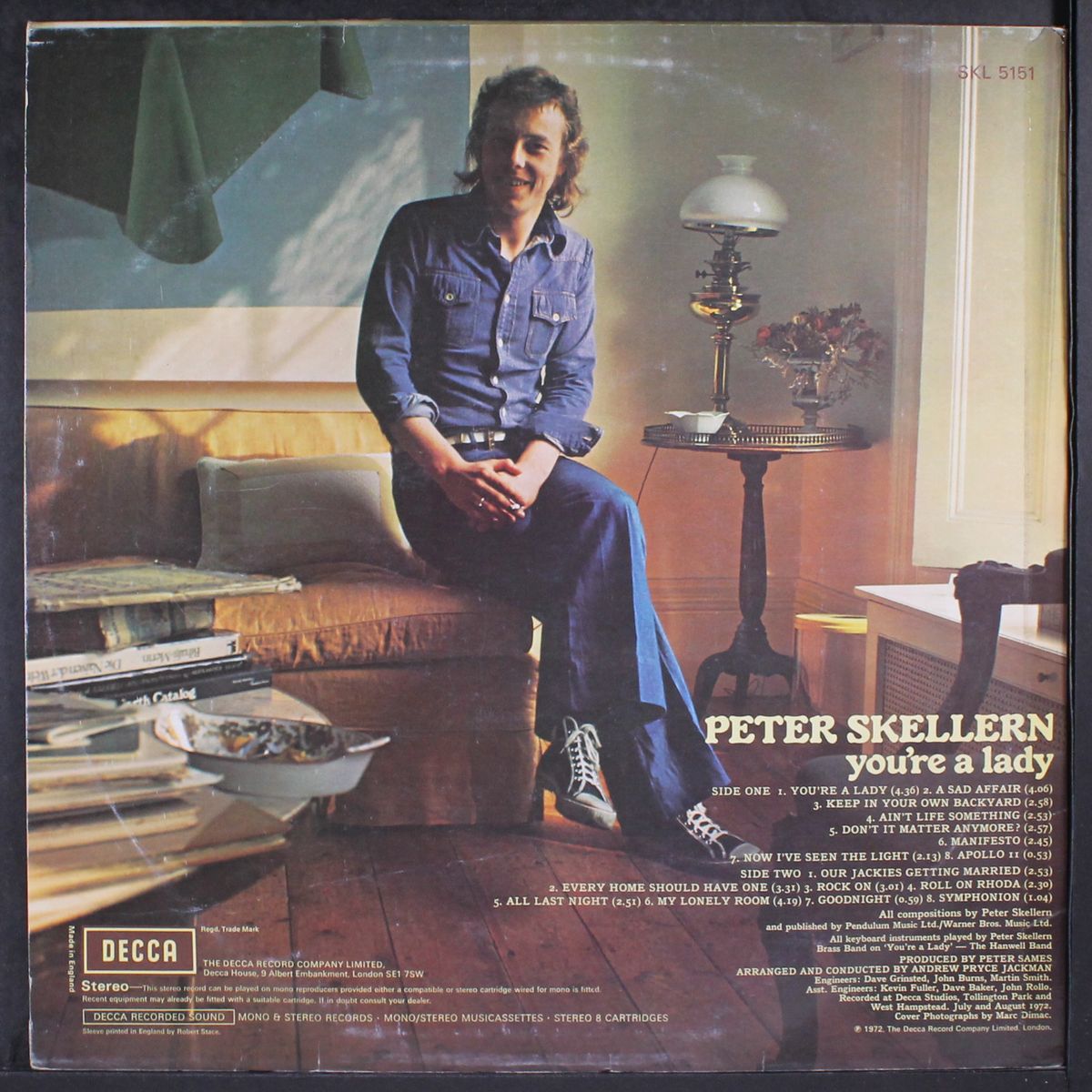 you're a lady by PETER SKELLERN
