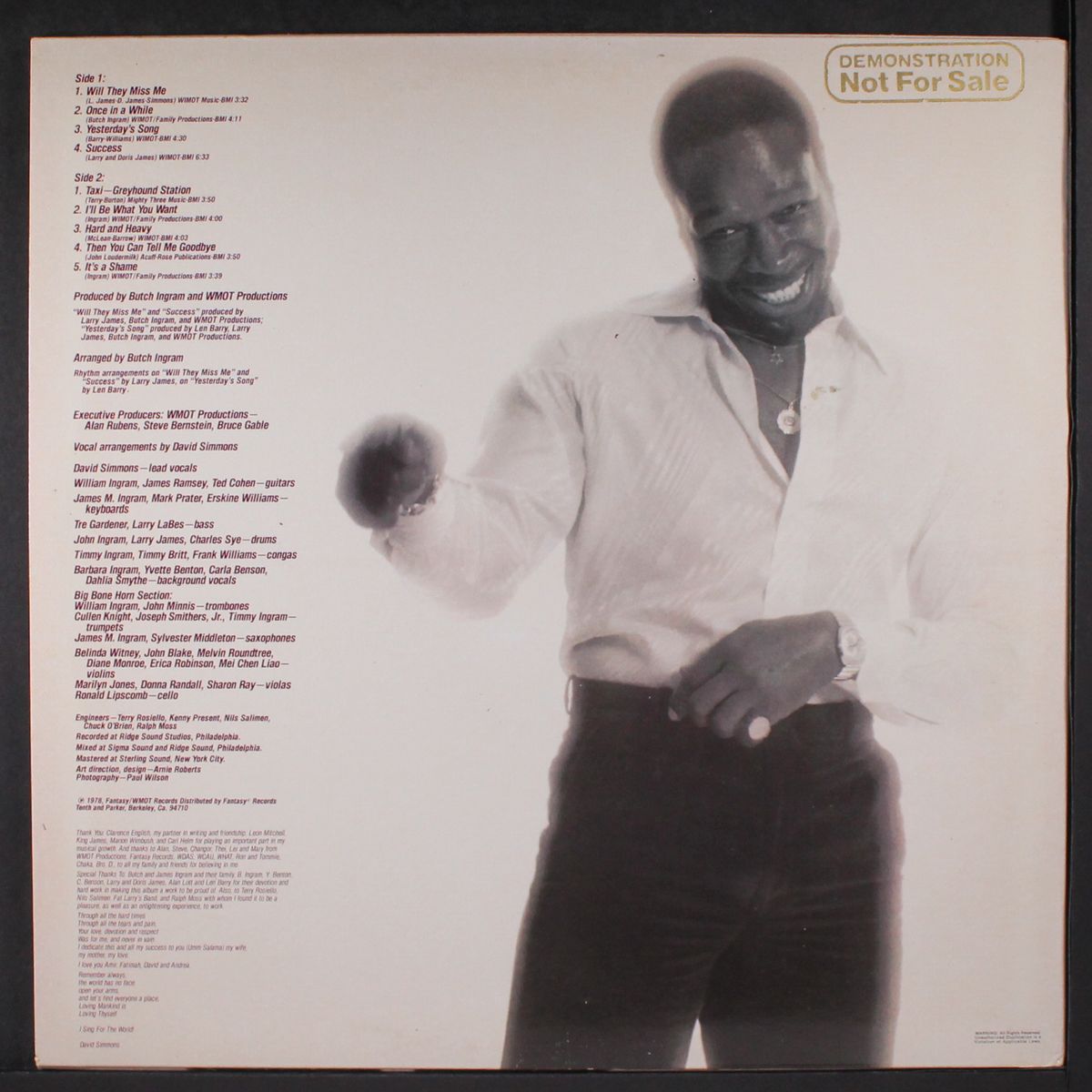 hear me out by DAVID SIMMONS