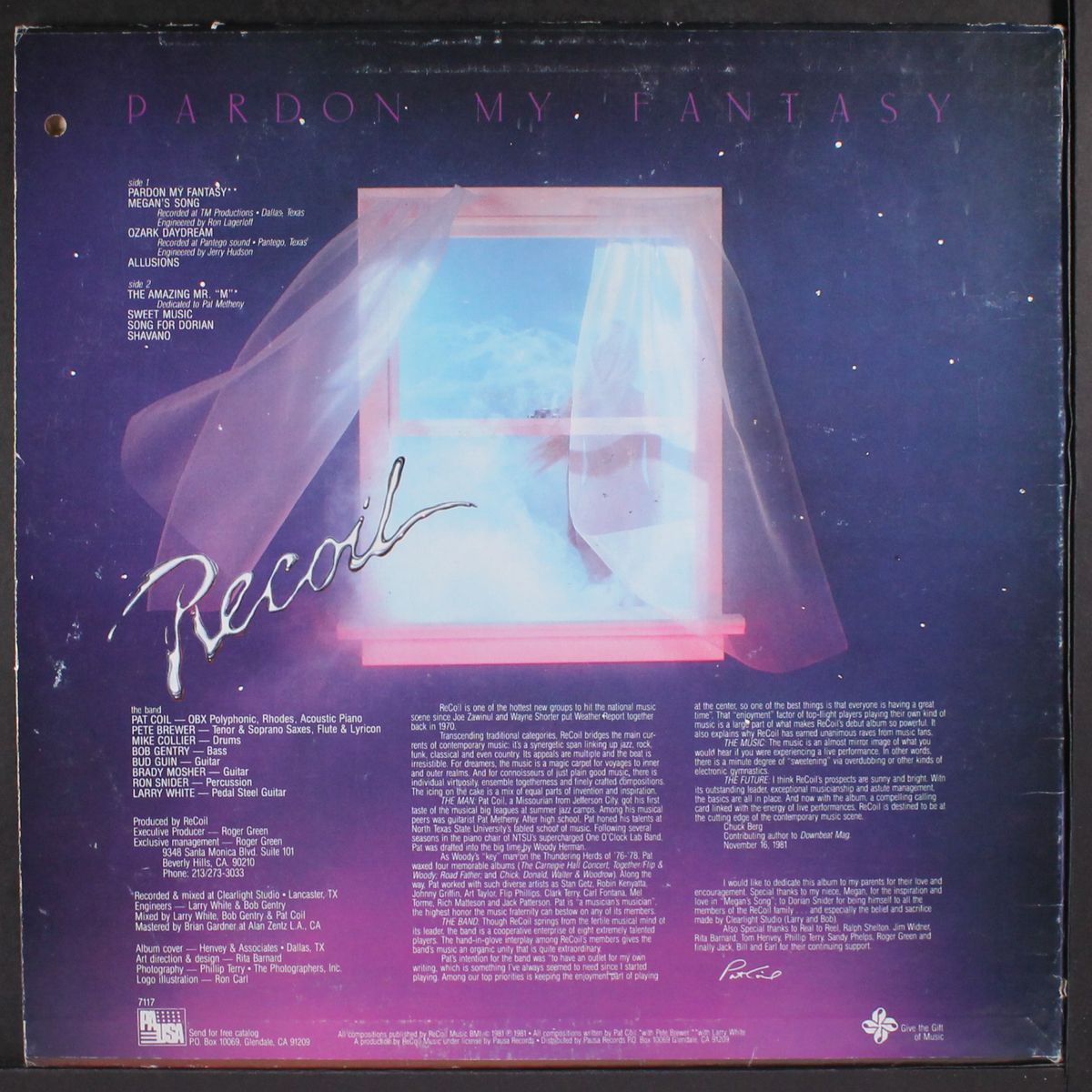 pardon my fantasy by RECOIL