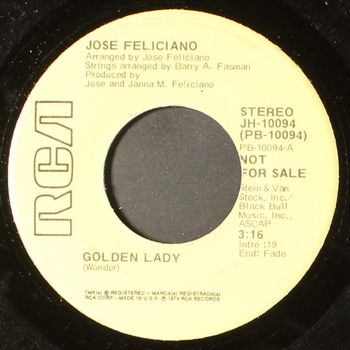 golden lady / mono by JOSE FELICIANO