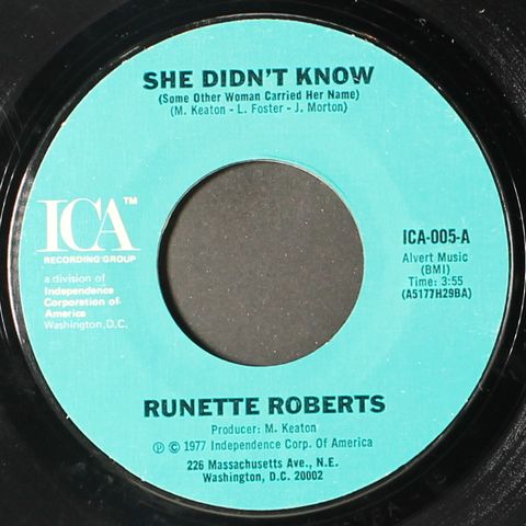 RUNETTE ROBERTS