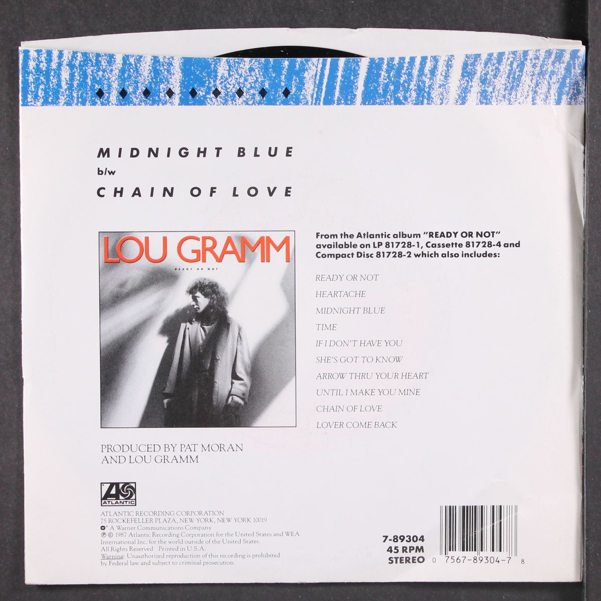 midnight blue / same by LOU GRAMM