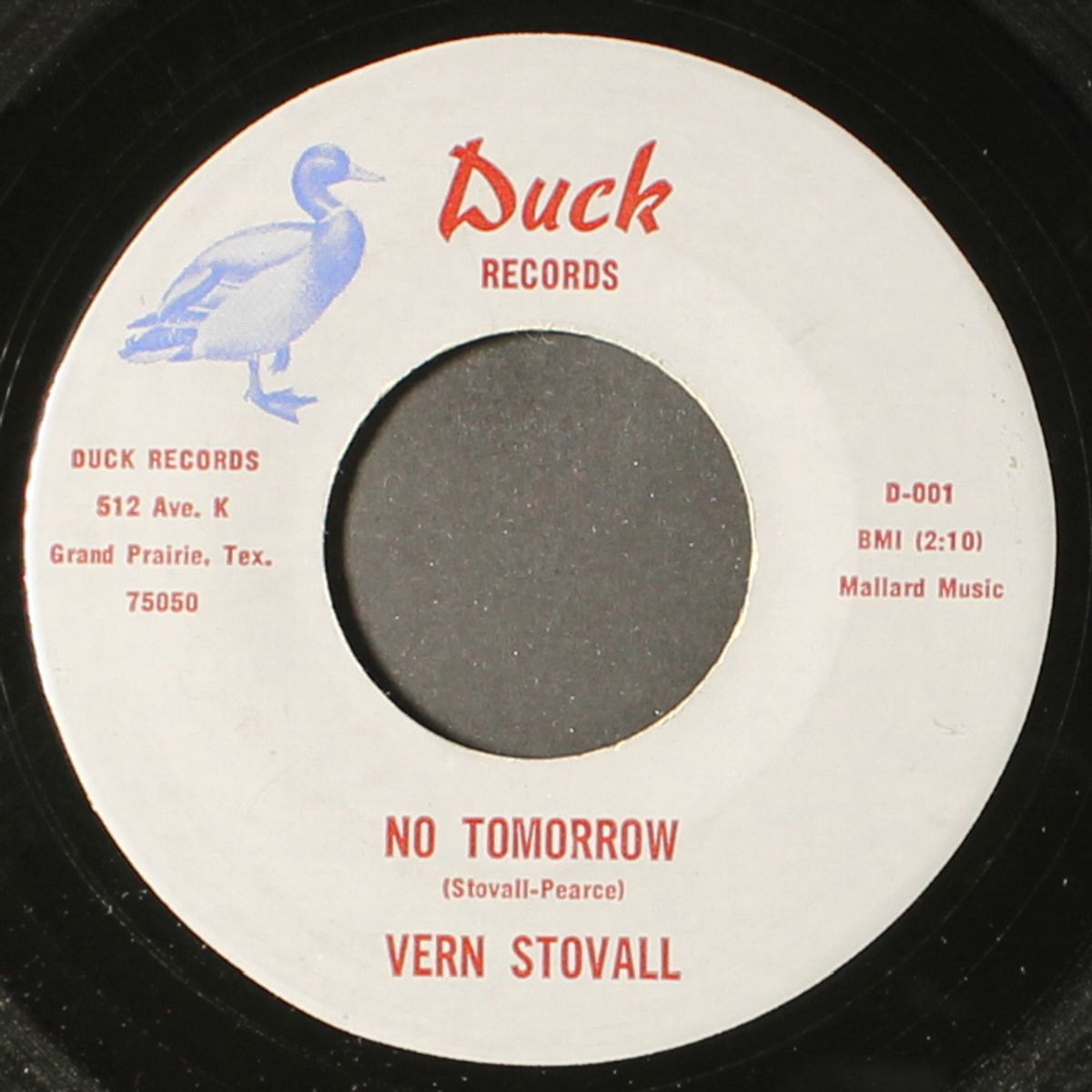 no tomorrow / salt water by VERN STOVALL