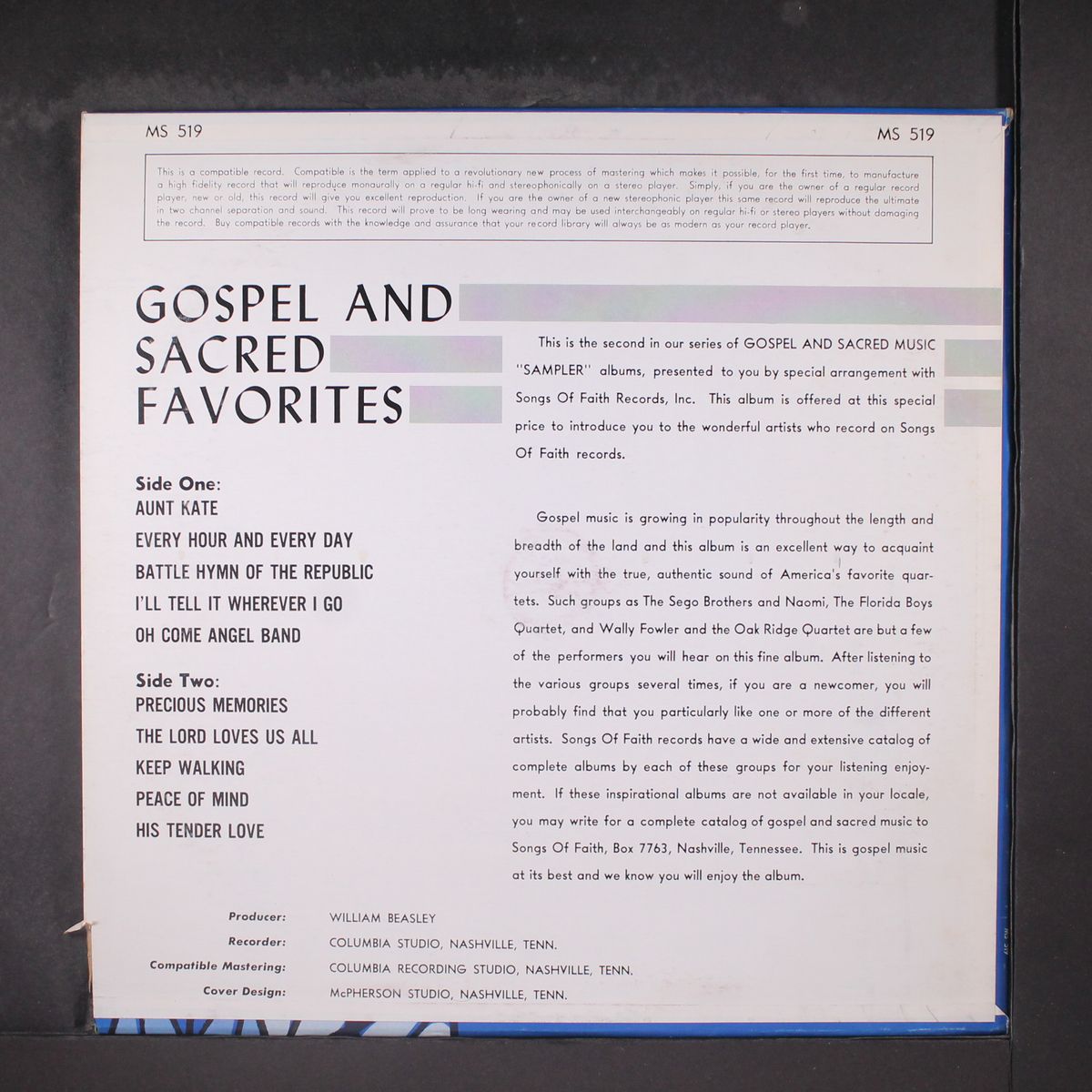 gospel and sacred favorites by VARIOUS