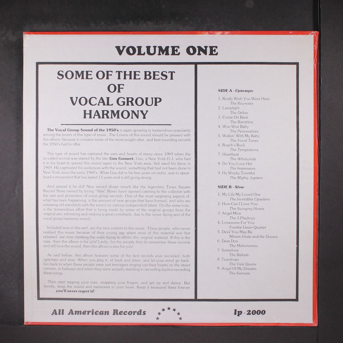 some of the best vocal group harmony by VARIOUS