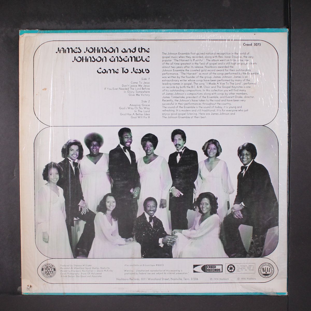 come to jesus by JAMES JOHNSON & JOHNSON ENSEMBLE