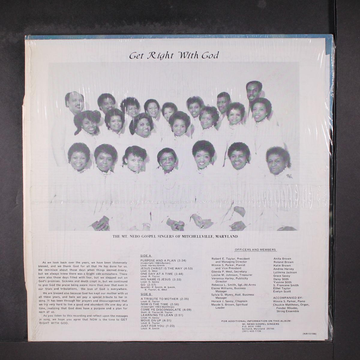 get right with god by MT. NEBO GOSPEL SINGERS