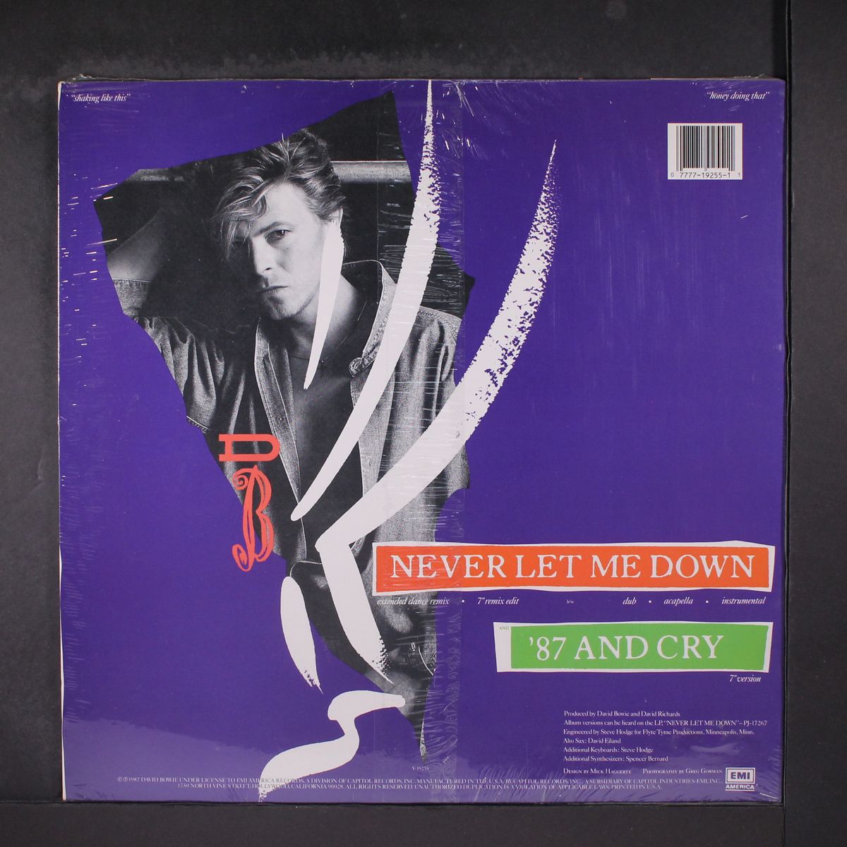 never let me down by DAVID BOWIE