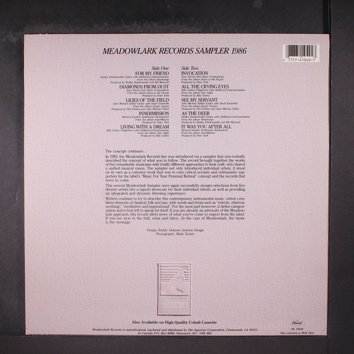 meadowlark sampler 1986 by VARIOUS