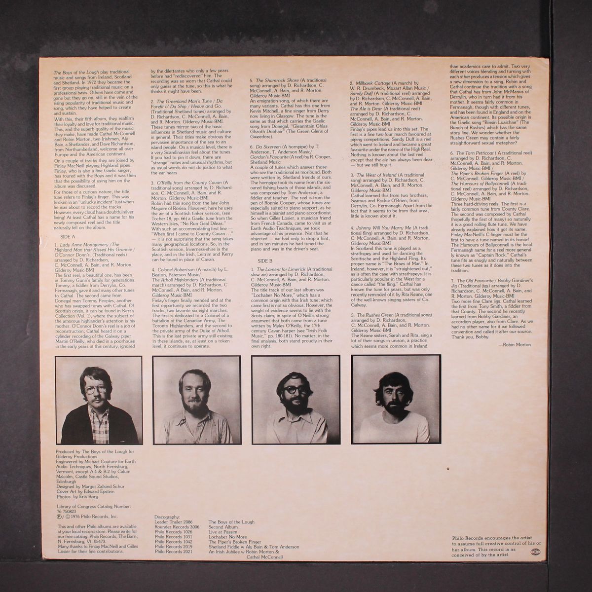 the piper's broken finger by BOYS OF THE LOUGH