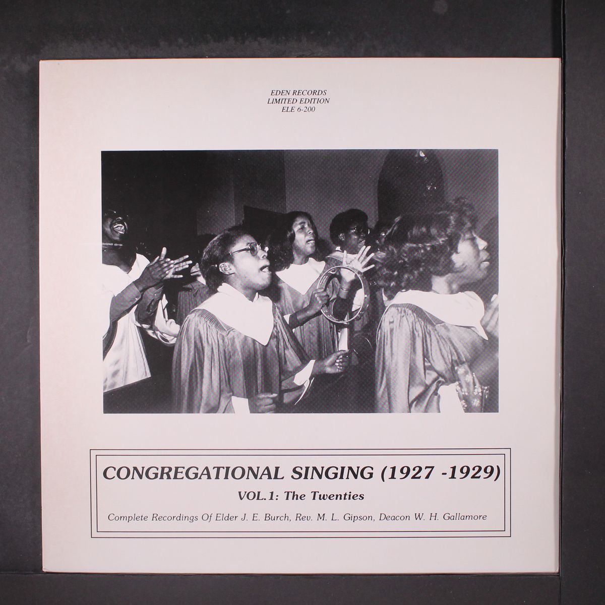congregational singing (1927-1929 vol. 1 : the twenties) by VARIOUS