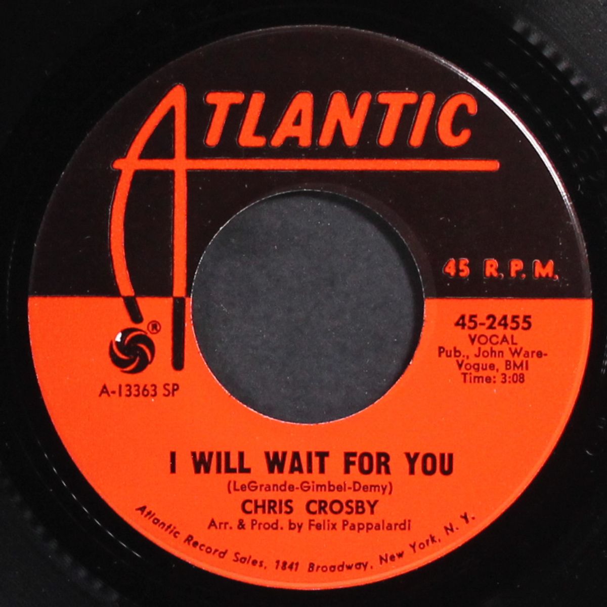 hippie lullaby / i will wait for you by CHRIS CROSBY
