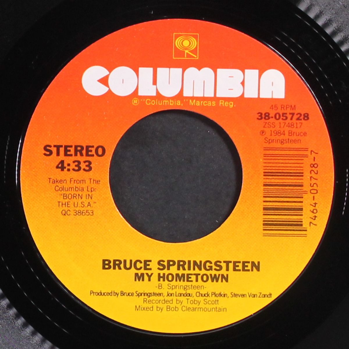 my hometown / santa claus is comin' to town by BRUCE SPRINGSTEEN