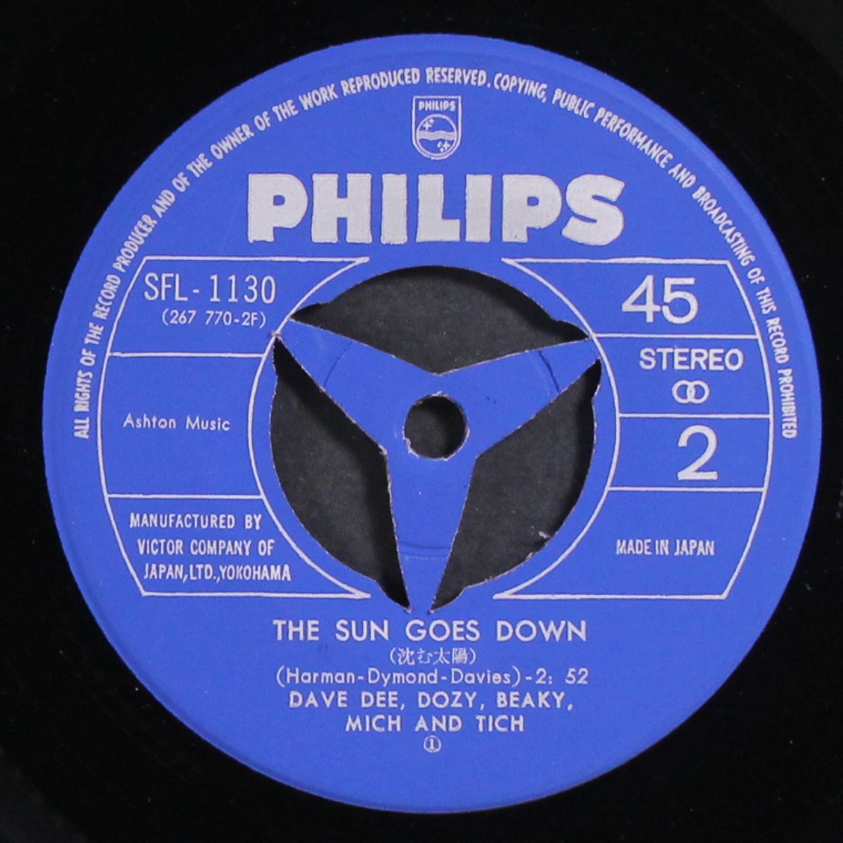 zabadak! / the sun goes down by DAVE DEE, DOZY, BEAKY, MICK & TICH