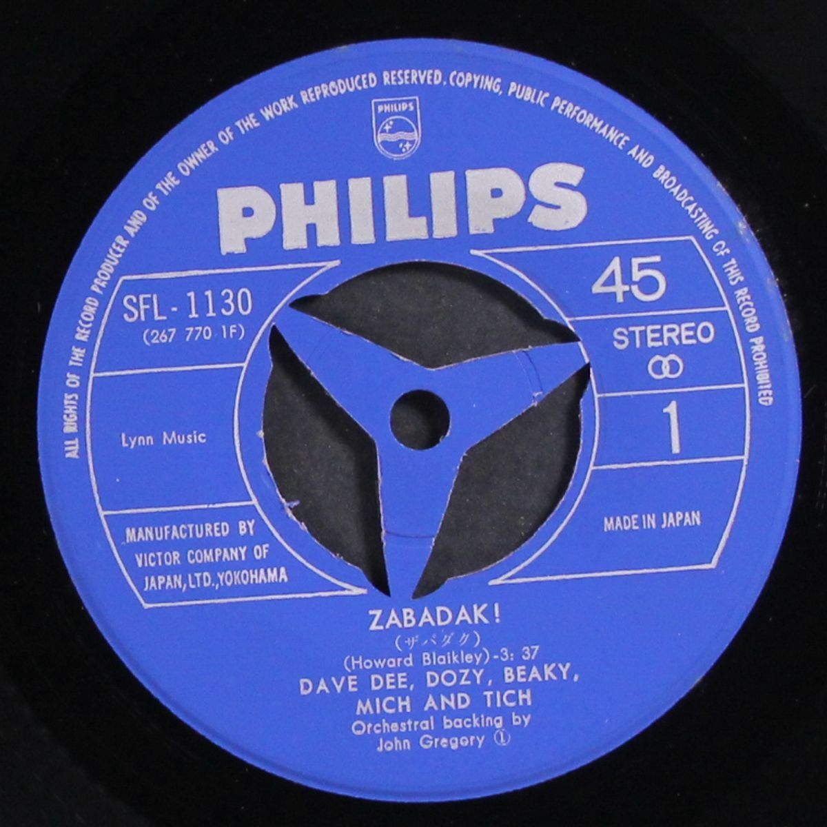zabadak! / the sun goes down by DAVE DEE, DOZY, BEAKY, MICK & TICH