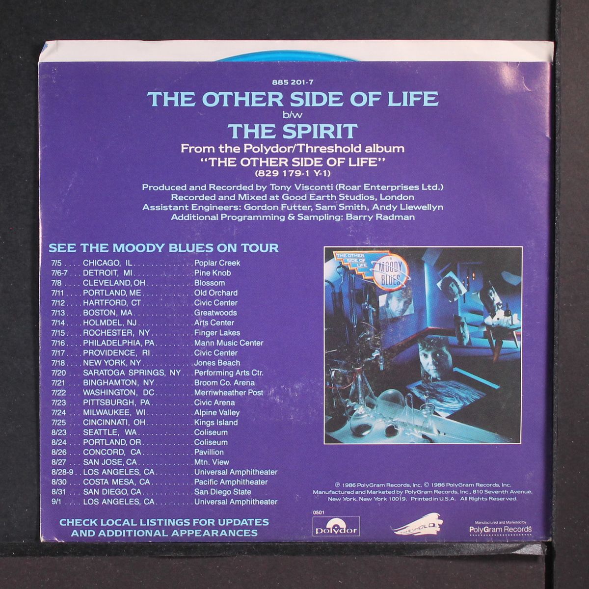 other side of life / the spirit by MOODY BLUES