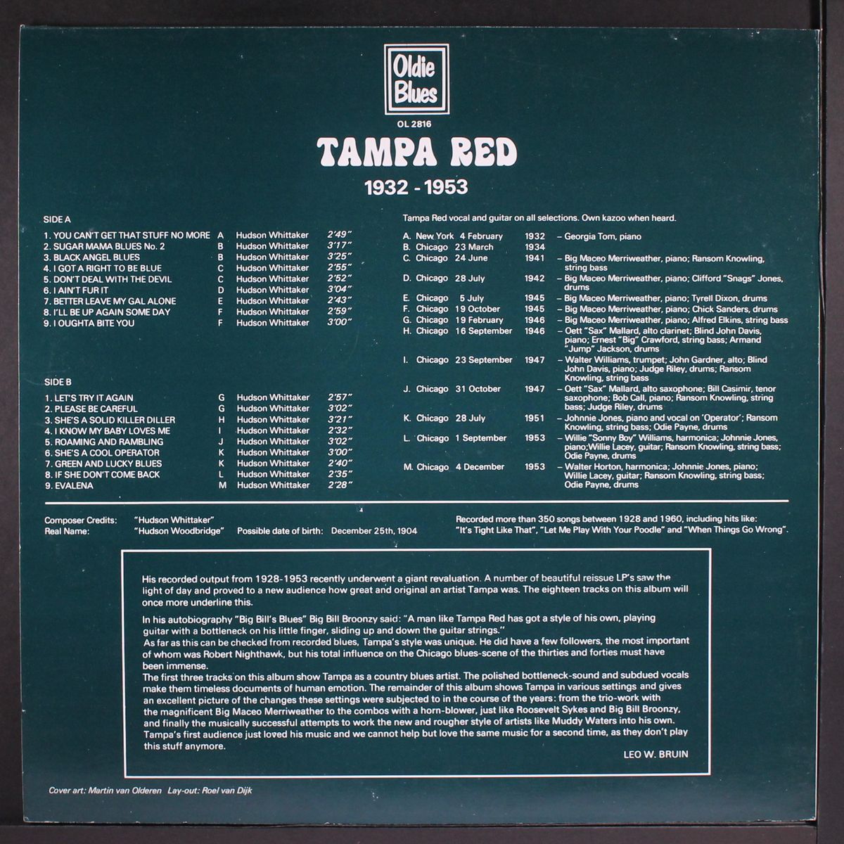 1932-1953 by TAMPA RED